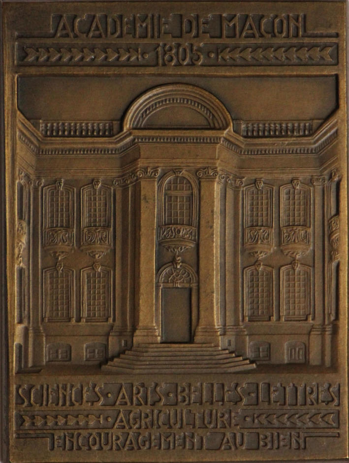 Plaquette Académie de Mâcon 1805