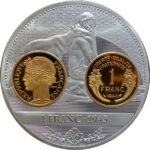 La médaille commémorant le franc de 1943