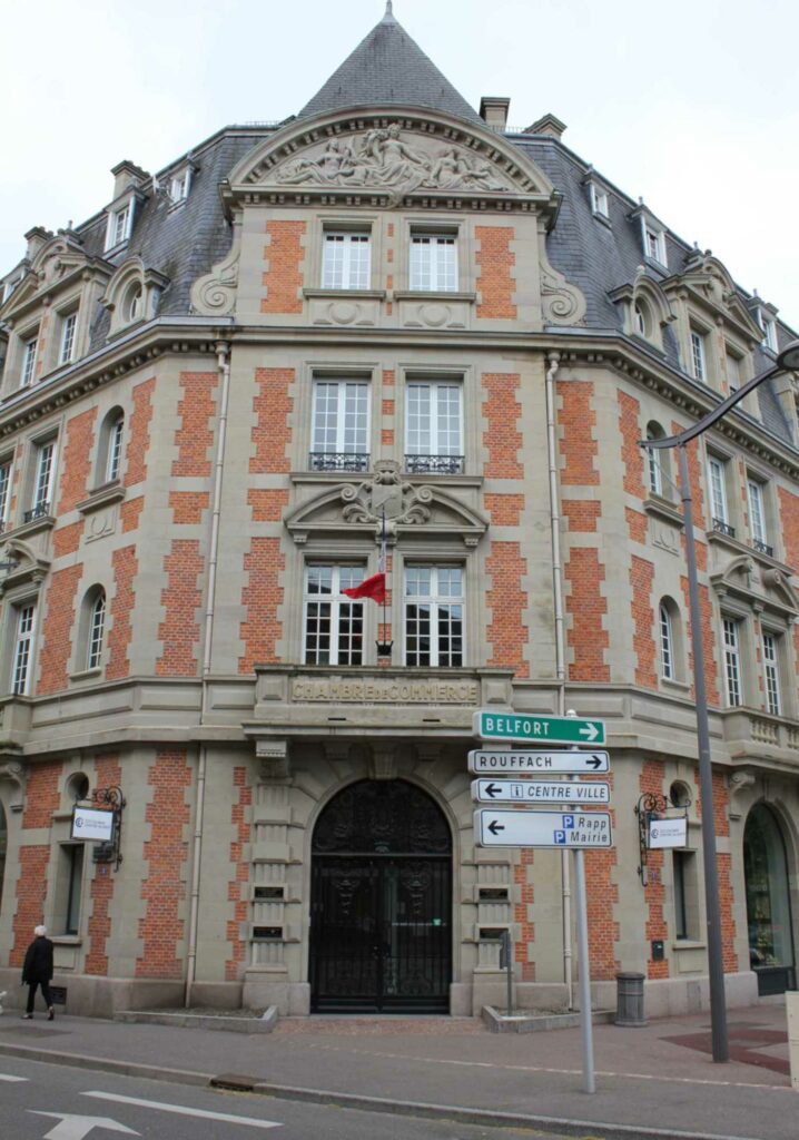 Façade de la Chambre de Commerce de Colmar