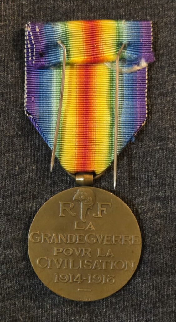 Médaille Interalliée dite médaille de la Victoire par Alexandre Morlon - Revers